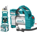 COMPRESOR DE AIRE AUTOMÁTICO PARA LLANTAS 12V TTAC1406 TOTAL TOOLS