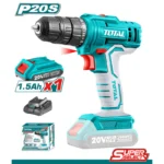 TALADRO INALÁMBRICO DE 3/8" CON 1 BATERÍA UTDLI20011 TOTAL TOOLS