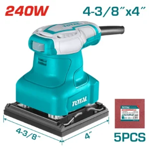 SIERRA DE MANO INDUSTRIAL 1600W 7.1/4" UTS1161856 + LIJADORA PALMA INDUSTRIAL UTF2231106 TOTAL TOOLS