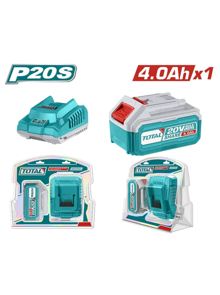 Batería 20V 4.0Ah + Cargador UTFBCPK1214 Total