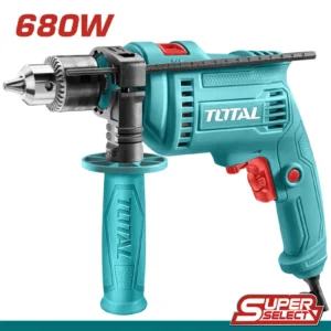 TALADRO PERCUTOR DE 680W UTG1061356 + TALADRO INALÁMBRICO 2 PILAS Y CARGADOR UTDLI1222 TOTAL TOOLS