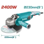 PULIDORA INDUSTRIAL DE 7" 8500 RPM 2400 W UTG1251806 TOTAL TOOLS
