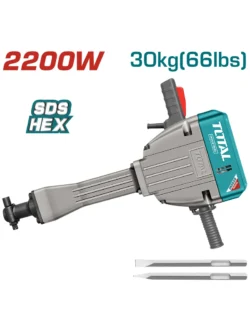 TALADRO DEMOLEDOR 2200W Y 75J 1.1/8" UTH220502 TOTAL TOOLS