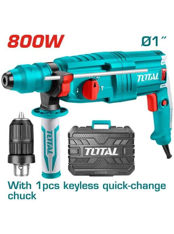 Taladro Rotomartillo 800W Uth308268-2 Total Tools