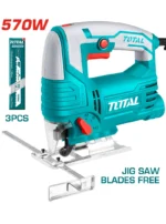 CALADORA V.V 570W + GUIA LATERAL UTS206656 TOTAL TOOLS