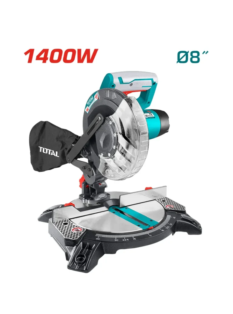 ACOLILLADORA INGLETE DE 8-1/4 Y 1400 W UTS42142101 TOTAL TOOLS