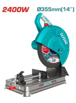 TRONZADORA INDUSTRIAL DE 2400 WATIOS 14" UTS9243558 TOTAL TOOLS