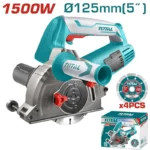 Cortadora de concreto de 5" Total Tools industrial UTWLC1256