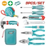 kit herramientas hogar total thkthp90097 9 piezas