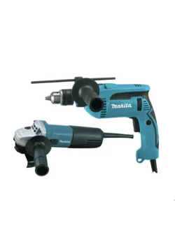 Combo Taladro Percutor HP1640 + Mini Pulidora 9557 4.1/2" Makita