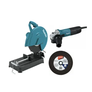 Combo Tronzadora + Mini Pulidora M9510B con 5 Discos de 14" Makita