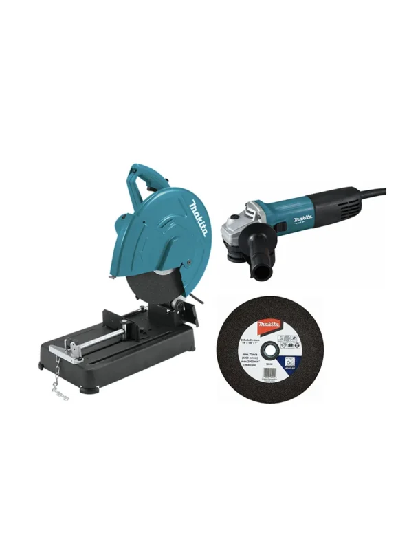 Combo Tronzadora + Mini Pulidora M9510B con 5 Discos de 14" Makita