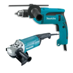 Pulidora 9" 2400W GA9082 + Taladro Percutor 760W HP1640 Makita