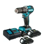 Taladro Inalámbrico Percutor 12 + 3 baterías DHP487SYE Makita