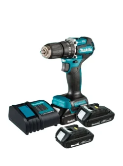 Taladro Inalámbrico Percutor 12 + 3 baterías DHP487SYE Makita