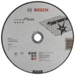 disco de corte extradelgado BOSCH tipo 1 de 9 pulgadas x 2 mm para acero inoxidable