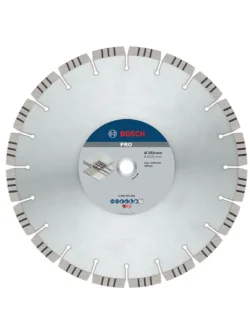 disco diamantado BOSCH de 14 pulgadas para corte de concreto curado