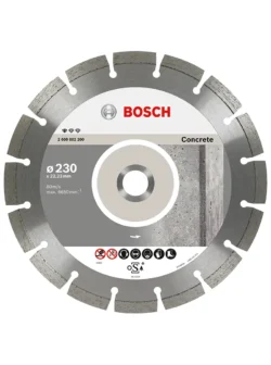 disco diamantado BOSCH profesional de 9 pulgadas para corte de concreto
