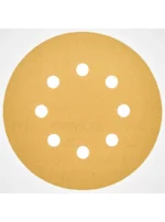disco de lija BOSCH 6 pulgadas 8 huecos velcro grano 40 paquete por 5 unidades