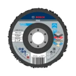 disco de limpieza BOSCH 4 1-2 pulgadas para remover pintura oxido y limpiar superficies metalicas