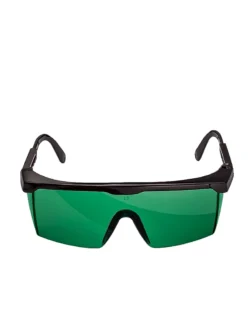 gafas de seguridad BOSCH con lente verde para proteccion en trabajos con laser
