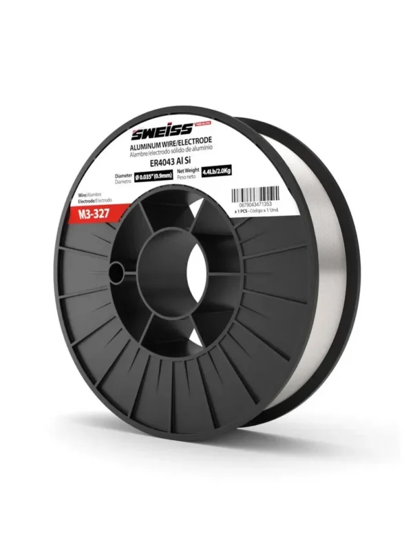 ROLLO DE SOLDADURA MIG PARA 035 MM X 2 KL ALUMINIO ER4043 M3-327 SWEISS