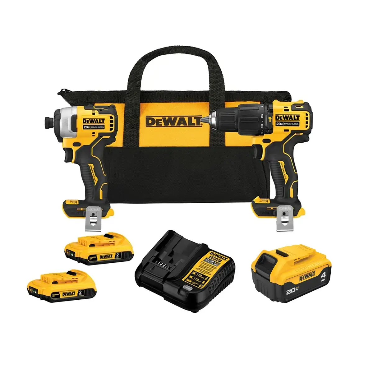 COMBO TALADRO INALÁMBRICO DCD709 + DESTORNILLADOR DCF809 DEWALT DCK279D2-B3 (7) Combo Taladro + atornillador Inalámbrico Dck279d2-b3A Dewalt - Imagen 1