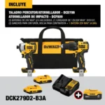 Combo Taladro + atornillador Inalámbrico Dck279d2-b3A Dewalt - Imagen 2