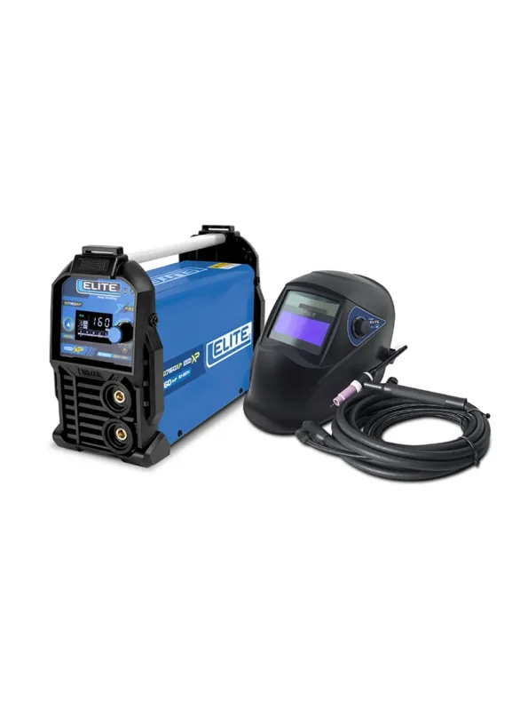 KIT SOLDADOR INVERSOR ARC 160 AMP 110/220 + CARETA + ANTORCHA TIG SI7160XP ELITE