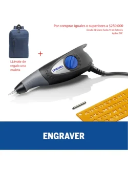Lápiz Grabador Eléctrico Con 2 Accesorios Dremel Engraver 290