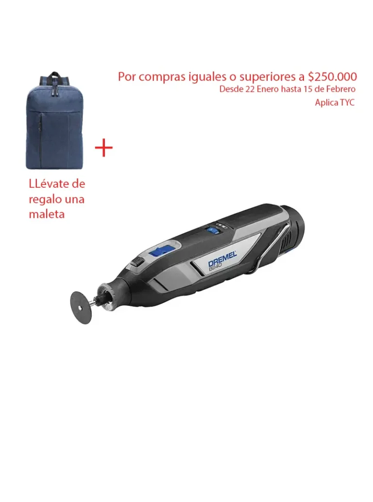 Mototool 12V Con 5 accesorios + batería de 2AH cargador Dremel 8240
