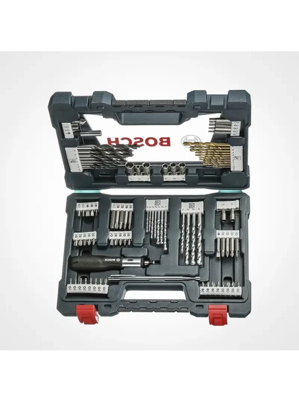 Set V-Line 91 Piezas Madera, Metal, Concreto Bosch
