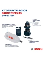 Set con 25 unidades para atornillar (Big-Bit) Bosch