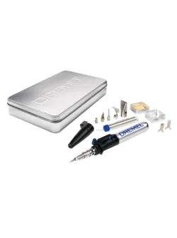 Soldador de butano multifincional a gas butano Versatip con 11 accesorios Dremel 2000AA