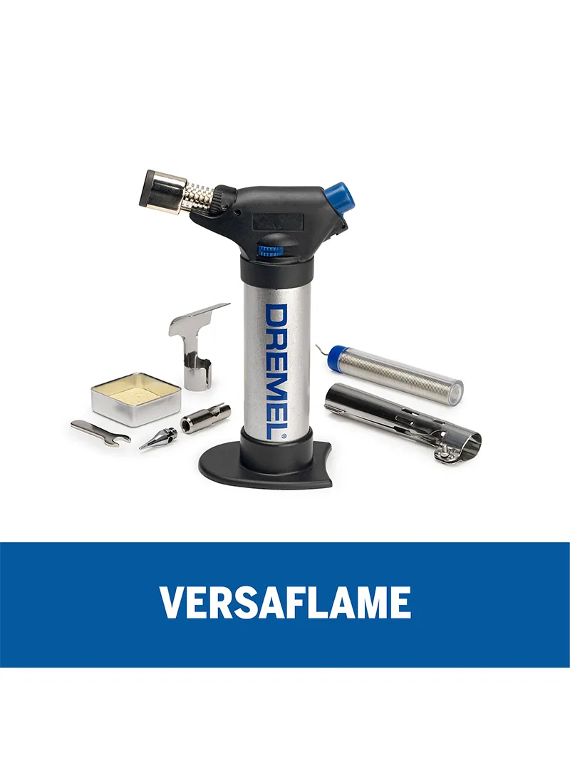 Versaflame Soplete A Gas Butano 7 Accesorios Dremel 2200AA Versaflame Soplete A Gas Butano 7 Accesorios Dremel 2200AA