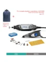 COMBO MOTOTOOL 3000 + GRABADOR 290 + 10 ACCESORIOS DREMEL