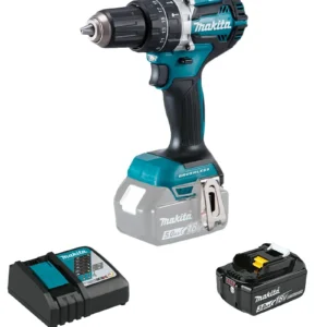 TALADRO INALÁMBRICO PERCUTOR 1/2" DHP487Z + PILA 3.0AH + CARGADOR MAKITA