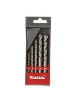 BROCA DE TUNGSTENO PARA MURO JUEGO 5 PIEZAS 18 A 38 MAKITA D-05175