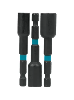 JUEGO 3 PIEZAS PUNTAS MAGNÉTICAS DE IMPACTO AUTOPERFORANTE A-97689 MAKITA