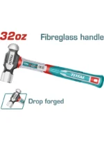 MARTILLO DE BOLA 2 LIBRAS MANGO FIBRA THBPH61032 TOTAL TOOLS