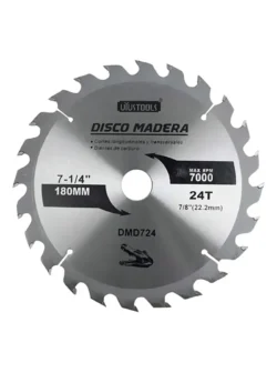 SIERRA CIRCULAR DE TUNGSTENO PARA MADERA 7.14 X 24 dts UYUSTOOL DMD724