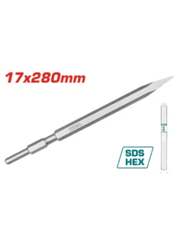 CINCEL HEXAGONAL AGUDO DE 17 X 280mm TAC153171 TOTAL TOOLS