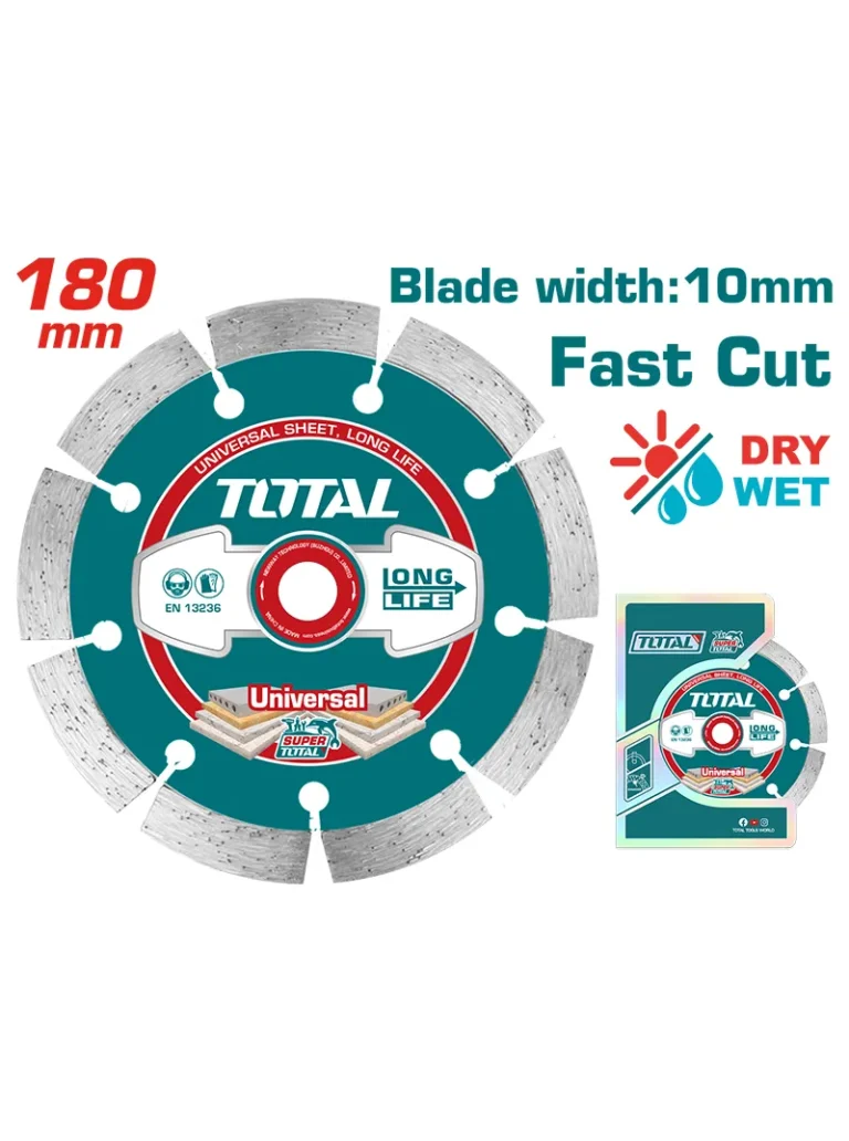 DISCO DIAMANTADO SEGMENTADO 7" TAC2111803 TOTAL TOOLS