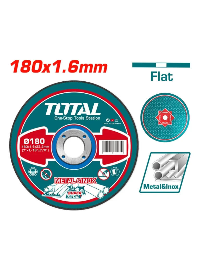 DISCO DE CORTE ABRASIVO DE 7" X 1/16" TAC2161801 TOTAL