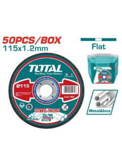 Discos de corte abrasivos de 4.1/2" TAC22111550 Total Tools