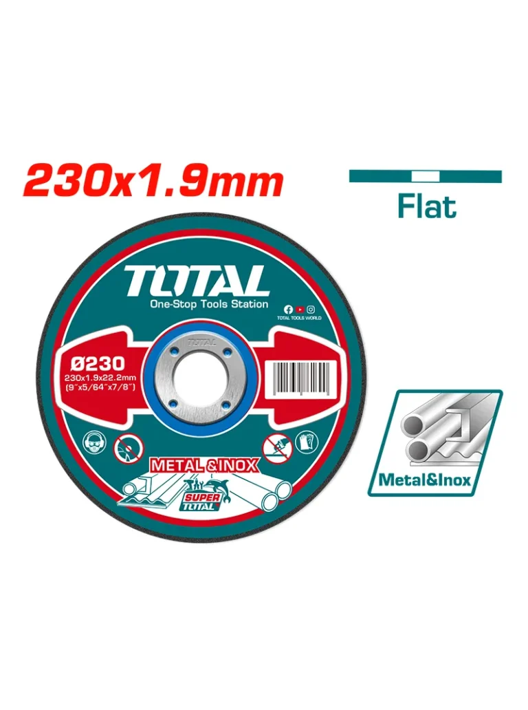 DISCO DE CORTE ABRASIVO DE 9" X 5/64" TAC2212303 TOTAL TOOLS