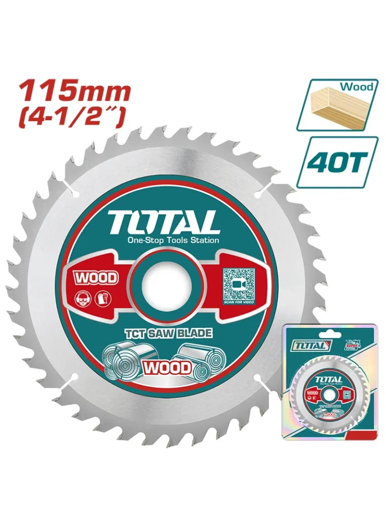 SIERRA CIRCULAR DE 4.1/2" X 40 DIENTES TAC231255 TOTAL TOOLS