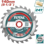 SIERRA CIRCULAR DE 5.1/2" X 24 DIENTES TAC232241 TOTAL TOOLS