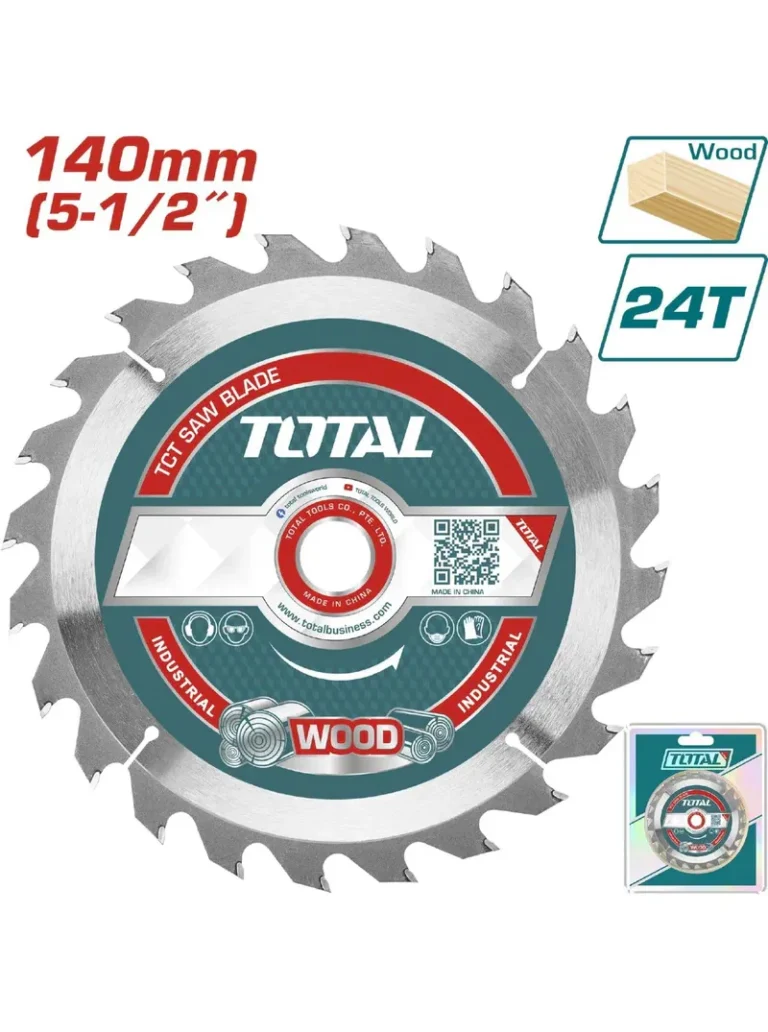 SIERRA CIRCULAR DE 5.1/2" X 24 DIENTES TAC232241 TOTAL TOOLS
