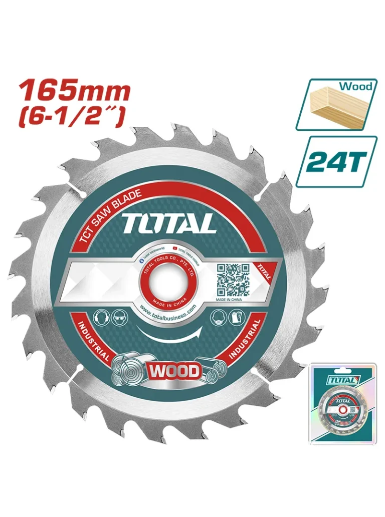 SIERRA CIRCULAR DE 6.1/2"X 24 DIENTES TAC2323111 TOTAL TOOLS